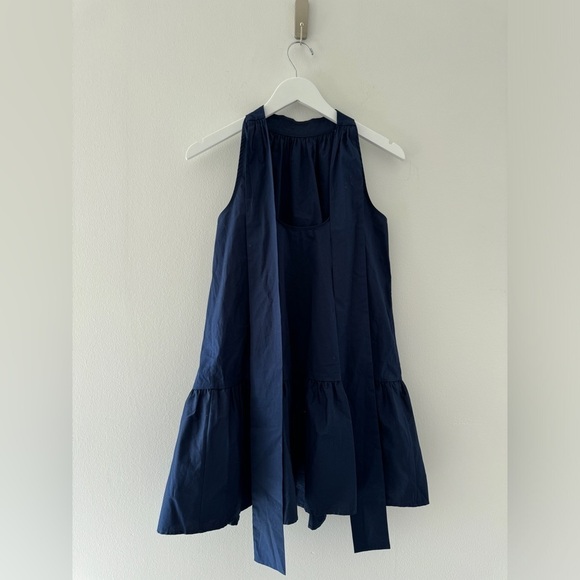 STAUD Navy Marlowe Mini Dress XS - Picture 8 of 8